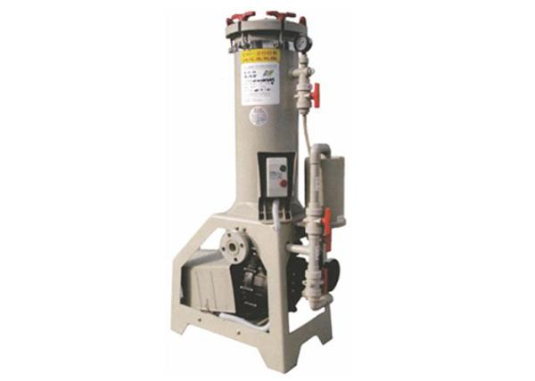 Quality Chemical Industrial Filtration Systems For Copper Plating Solution Filter PVDF 160 L / Min for sale