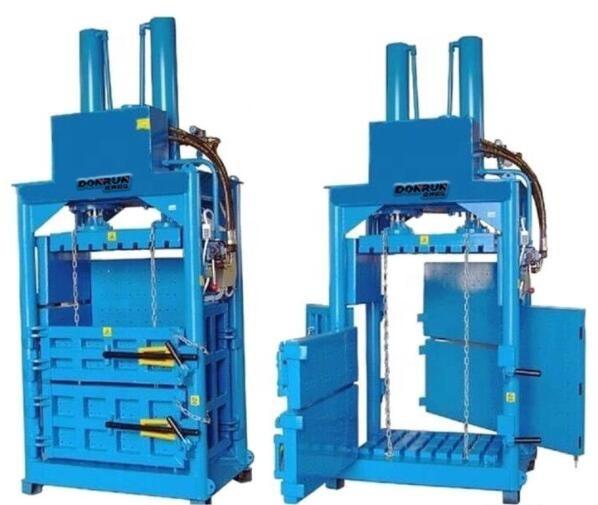 Quality 11Kw Hydraulic Vertical Cardboard Baler Machine Cotton Pressing 175*85 for sale