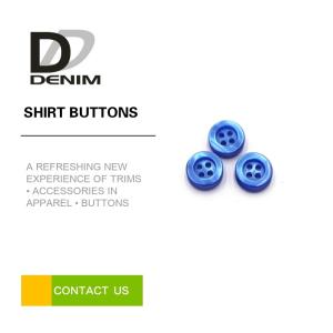 Resin Colorful Dress Shirt Buttons 4 Holes ing Buttons Accessories Bule Plastic Bulk Buttons