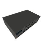 Brand New 24 bay black server case 8 GPU Graphics Case Open Air Rack server