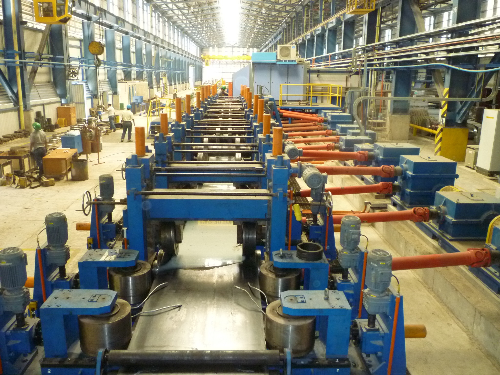 ZTZG High Frequency Straight Seam Welded Pipe Mill Hydraulic Decoiler Type