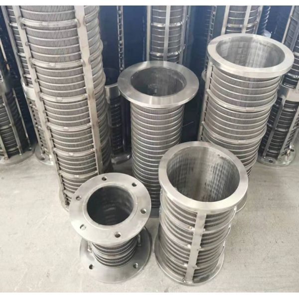 SS 304 Flat Wedge Wire Screen for Water Well Casing Pipe