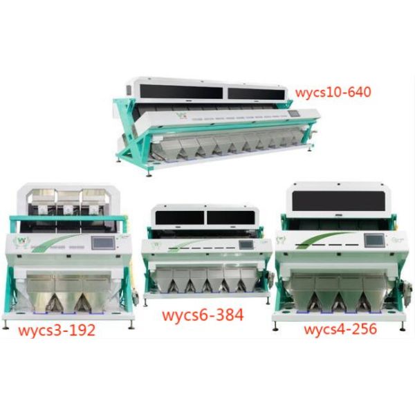 High Resolution Hump Seed Color Sorter , Flax Seed Processing Machine