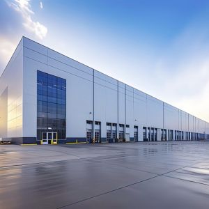 China 50m×100m Temperature Controlled Storage Unit Steel Structure Warehouse wholesale