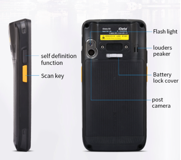 IData 50p Data Collector Full Netcom Scanner Device Android Handheld PDA Support NFC RFID IDATA 50P