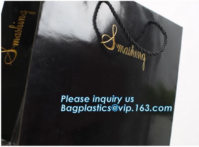violet printing shopping bags by handmade,Gift shopping luxury carrier Bag Direct Manufacture Paper Bag logo Printing