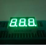 0.36 Inch Numeric LED Display , Blue 3 dight 7 Segment Led Display 80mcd -