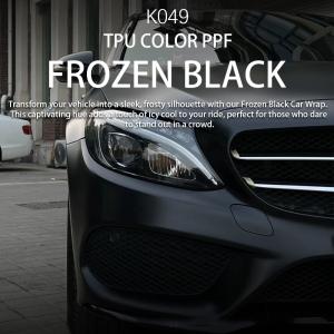 K049 Frozen Black TPU Color Car Paint Protection Film Wrapping Sticker For Car