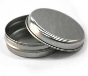 Empty Slip Slide Round Tin Containers for Lip Balm