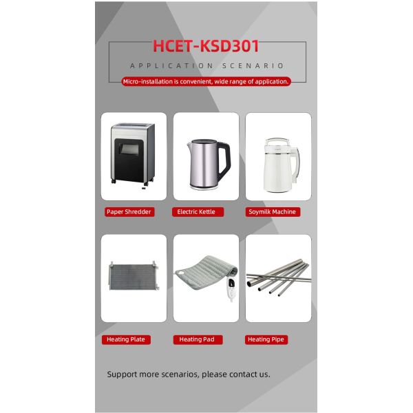 Bimetal KSD301 Normally Open Precision Temperature Control Switch Thermal Protector 250v 10a