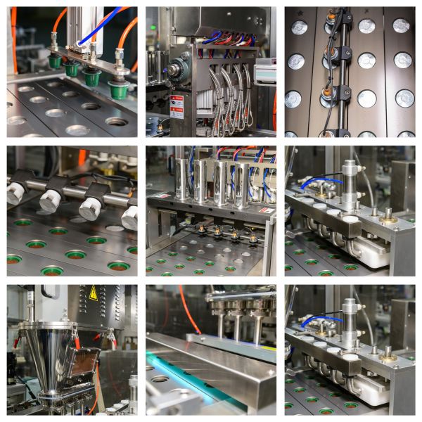 Nespresso Pod Powder Capsule Filling And Sealing maker Machine