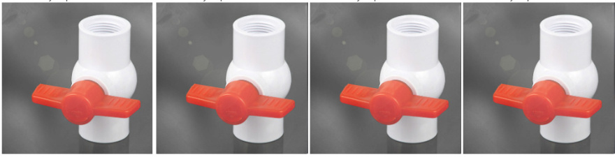 High Quality 1/2&quot; - 4&quot; Different Handle PVC Ball Valve with ISO9001