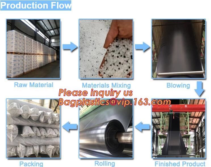 HDPE Geomembrane for Stock Water Tanks Liner,seepage-proofing HDPE film, 00:10 Fish Farm Pond Liner HDPE Geomembrane p