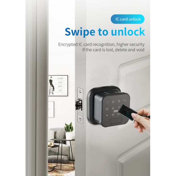 TTlock Zinc Alloy Door Lock Remote Control Bluetooth Keypad Door Lock