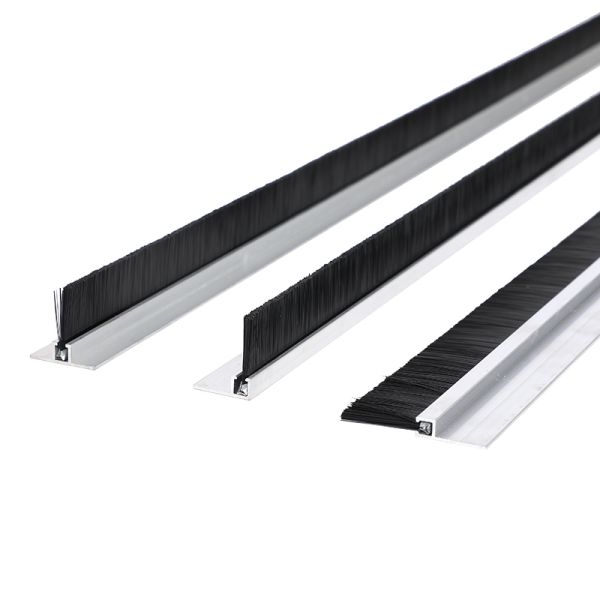 OEM Industrial Roller Door Brush Seal Brush Pile Weather Stripping Aluminium