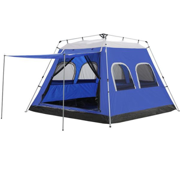 5-6 Persons Instant Cabin Tent Sturdy Frame For Family Camping Travelling Hiking