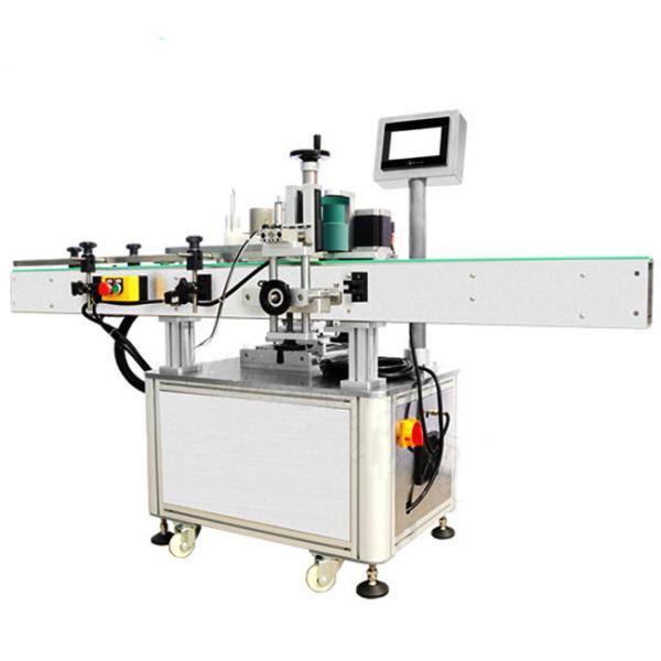 Quality Precision Self Adhesive Sticker Labeling Machine For Erlenmeyer Flask Round Bottle for sale