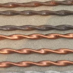 China DELLOK Refrigeration Copper Alloy Round Tube Heat Transfer Coefficient EN 10204 on sale