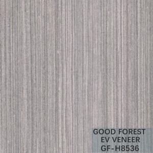 China Fancy Recomposed Oak Wood Veneer Silver Pear Vertical Grain Customized wholesale