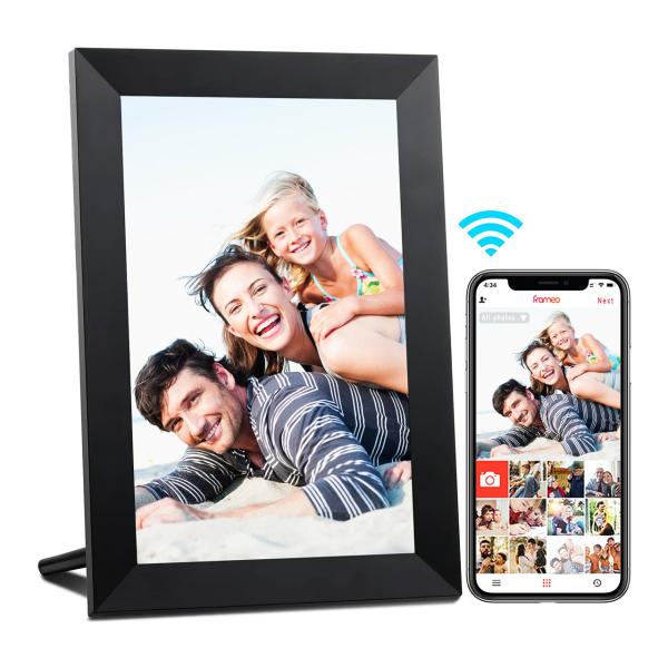Quality Auto Rotate IPS Touch Screen WiFi Digital Photo Frame Customized for sale