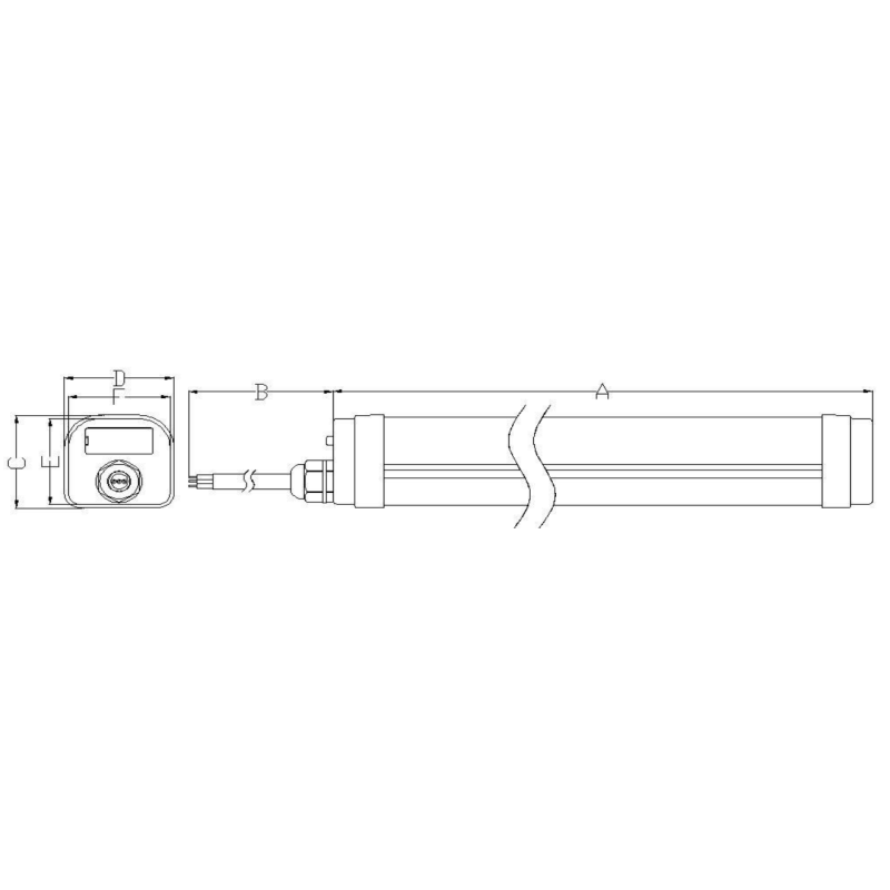 LED Tri Proof Light 2FT 4FT 5FT IP66 IP69K 3 In 1 Power CCT Adjustable Switchable