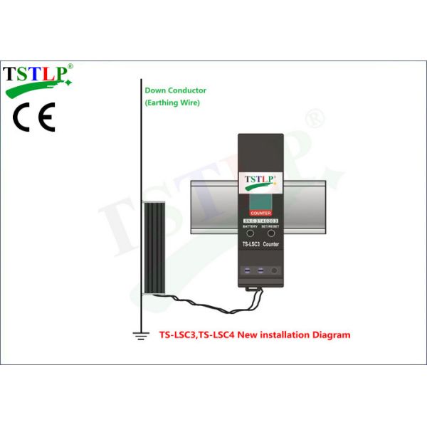 Easy Installation Lightning Event Counter NO External Power Is Required