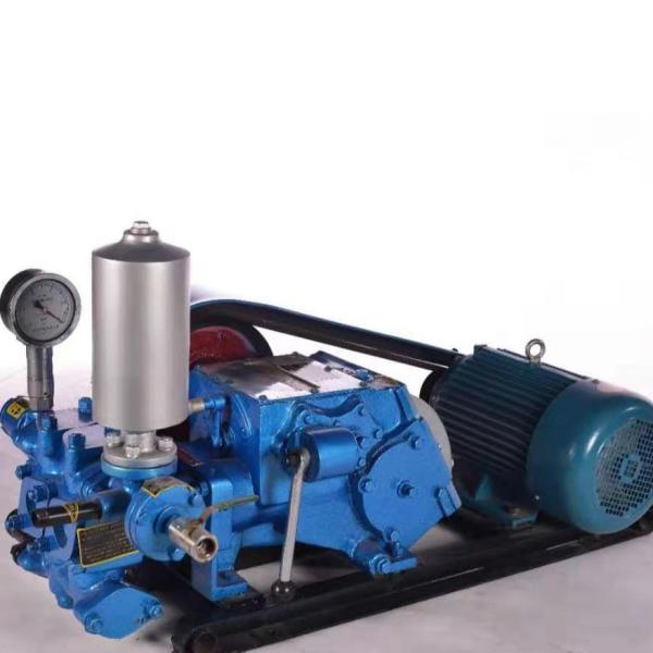 Quality 80mm Horizontal 2 Cylinder Double Action Mud Suction Pump 20hp for sale