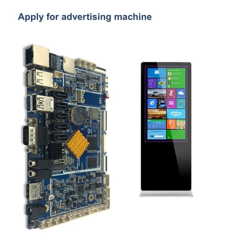 Six Core RK3399 Industrial Embedded Motherboard I2C *2 Interface Android 7.1 JLD-A06 Mainboard