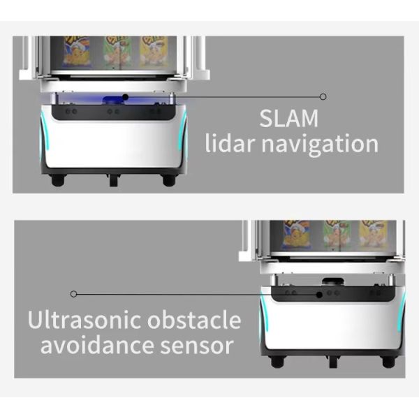 Room Autonomous Mobile Robot Navigation 55db 60kg Net Autonomous Delivery Robot Project