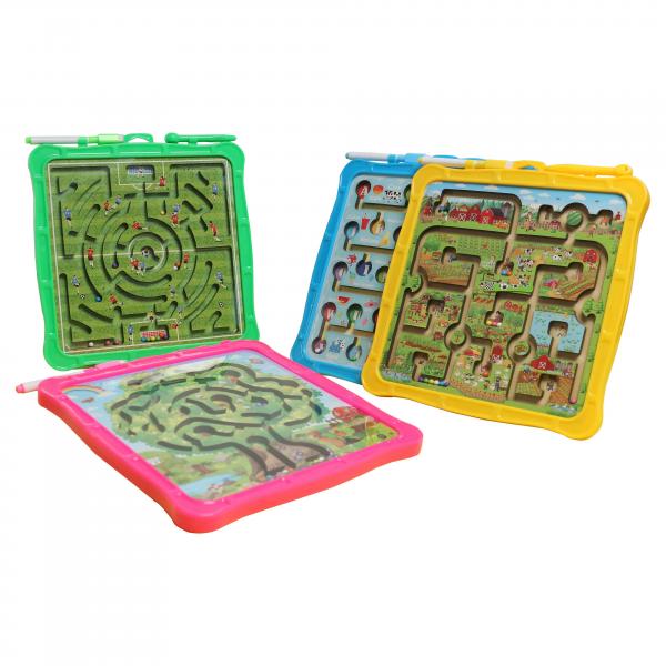 Apple Tree Magnetic Color Maze Puzzle Drawing Board Toy
