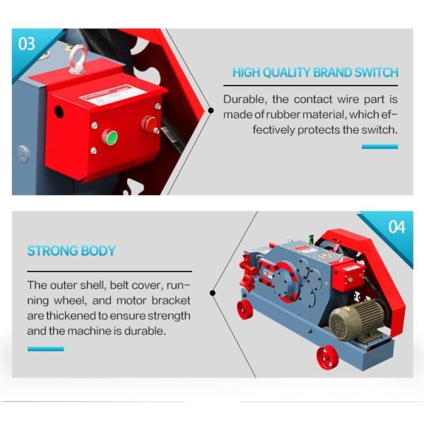 Gq50 Reinforcement Steel Cutting Machine Manual Automatic