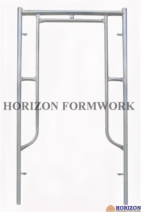 Multi - Function Ladder Frame Scaffolding Q235 Steel Pipe For Construction Work