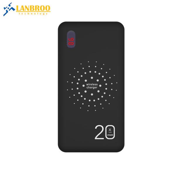 Quality OEM Wireless Power Bank with Built-in 3-IN-1 Cable 20000mAh LED Display Type-C Cellphone Portable Battery Charger for sale