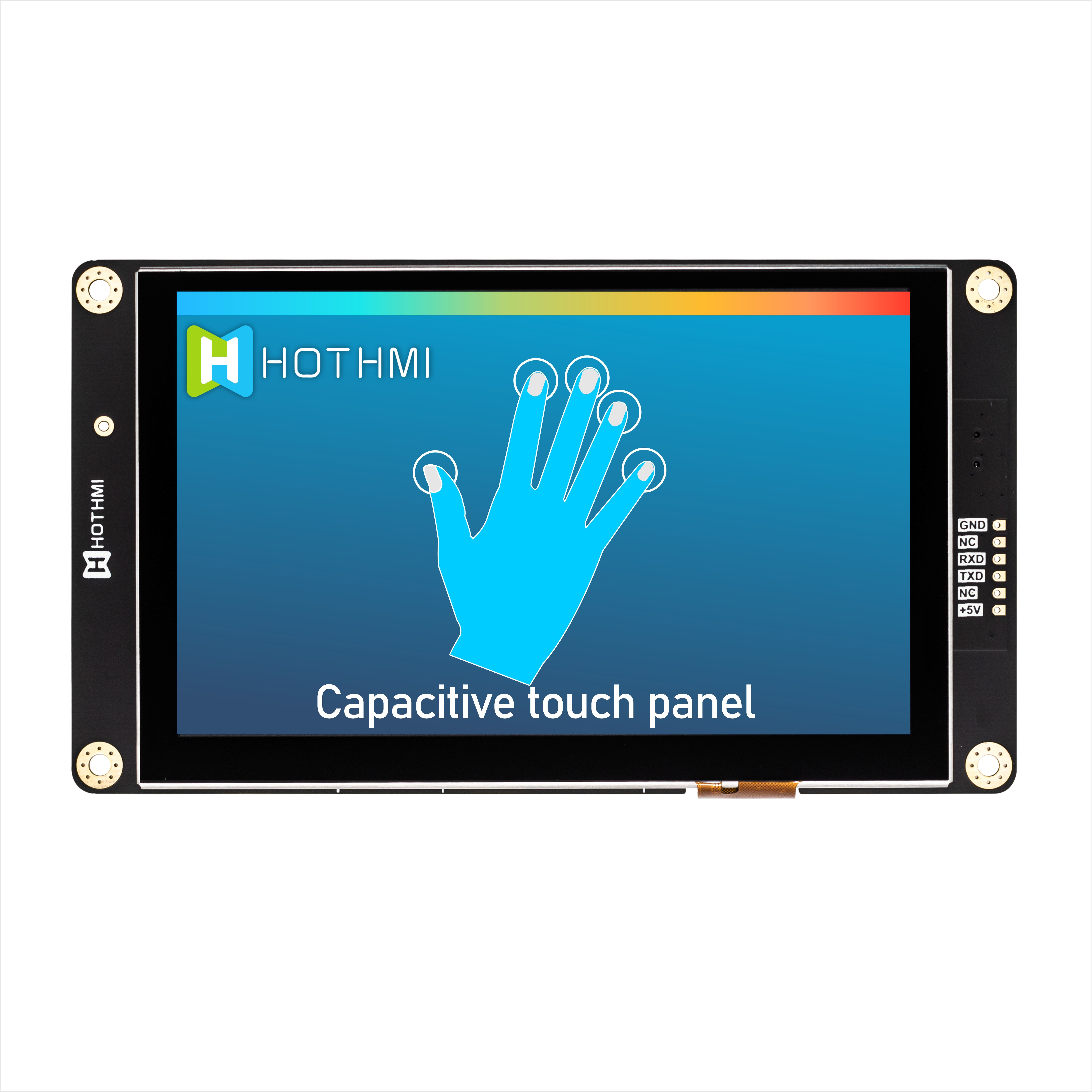 5 Inch Smart Serial Screen 800x480 UART TFT LCD Module Display Panel With Capacitive Touch