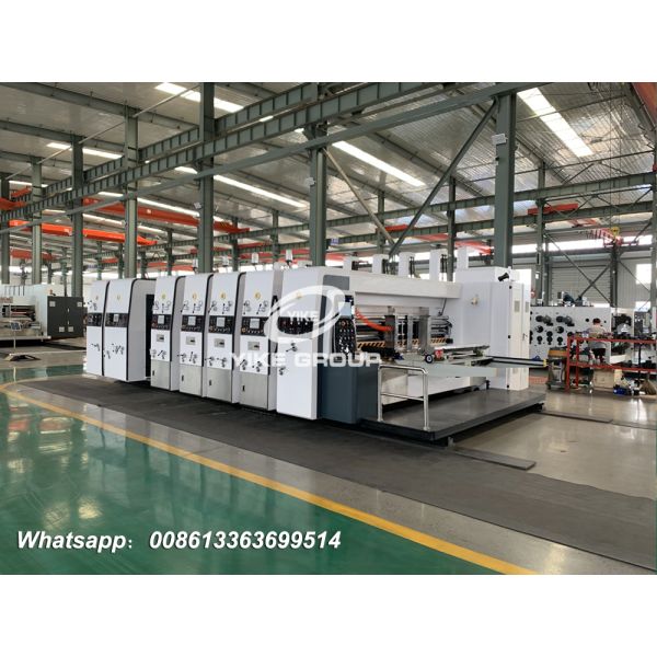 Top speed euro class Flexo Folder Gluer Machine / Flexo Printer Slotter With Folder Gluer Online