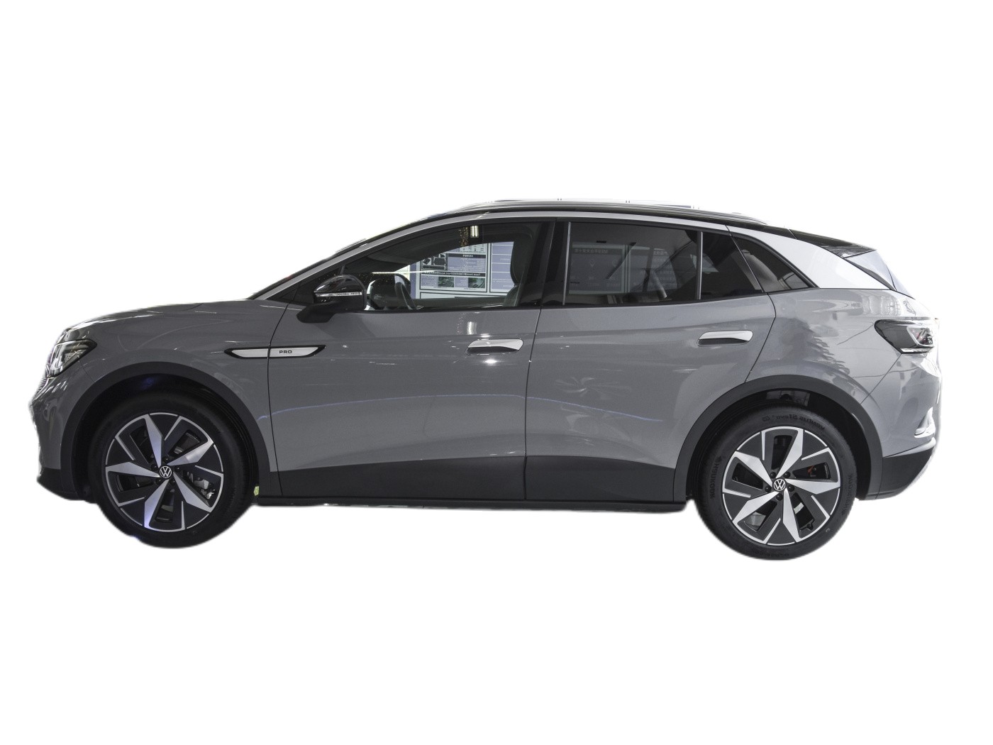 100% Electric SUV EV Cars Gray Color Compact VW ID4X PRO And Pure