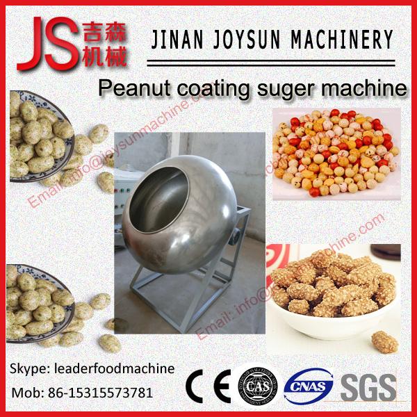 Quality 30 - 50kg / h Peanut Coating Machine With Speed Control Software for sale