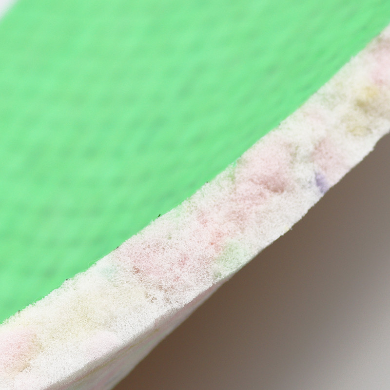 Green non slip rug PU foam underlay floor mat carpet roll for inner installation