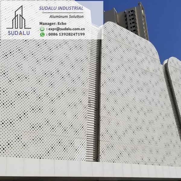 SUDALU Modern Exterior Aluminium Wall Cladding Panels Customized Design Pattern Panel