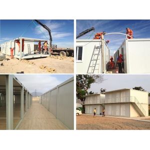 China 2016 new prefab foldable container house with modular bathroom wholesale