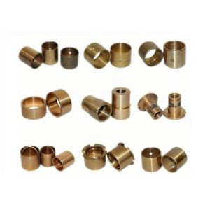 China Cylindrical Bronze Bushings And Bearings , Lubricated Bronze Sleeve Bearings ISO9001 wholesale