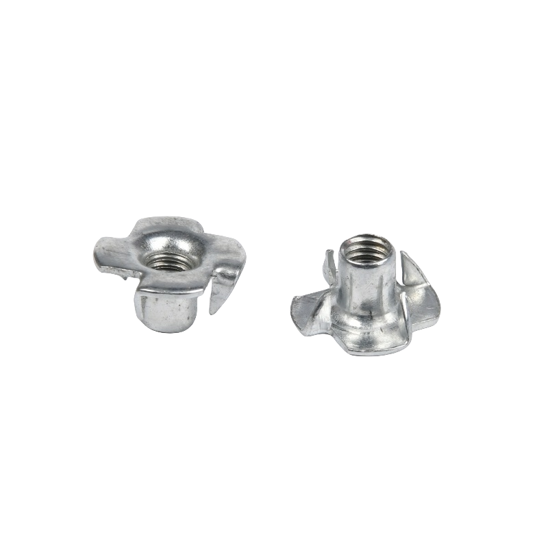 Chrome Plated Steel M3-M10 Oil Gas Measurement System Imperial Inch Blind Pronged Insert Speaker Nut