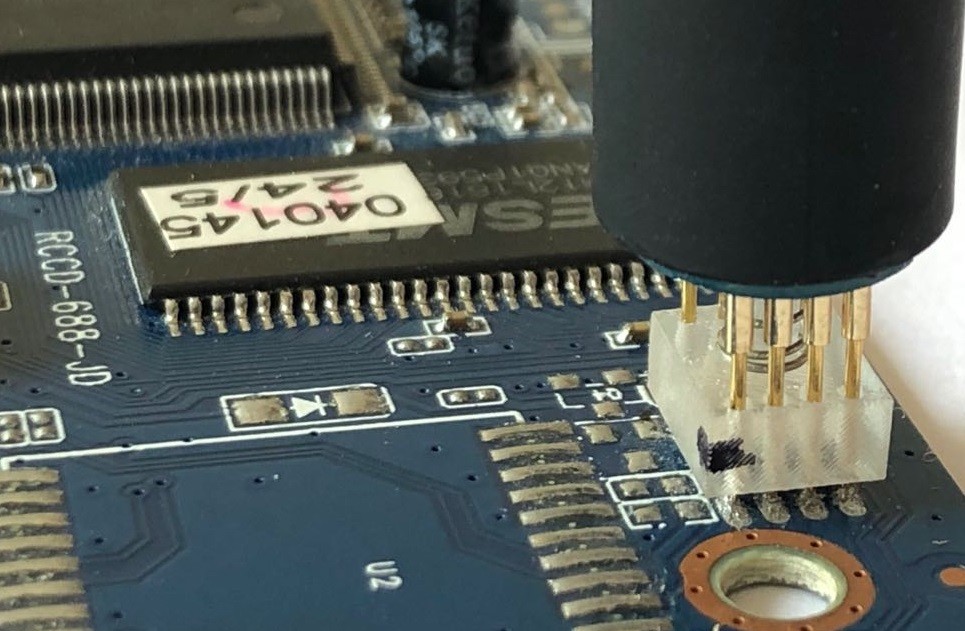 MSOP8 TSSOP8 SOIC pogo pin adapter with GUIDE CAP for in-circuit BIOS PLCC32 EEPROM