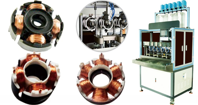 Fully Automatic Stator Coil Winding Machine with Motion Control and 10 KG Max. Load