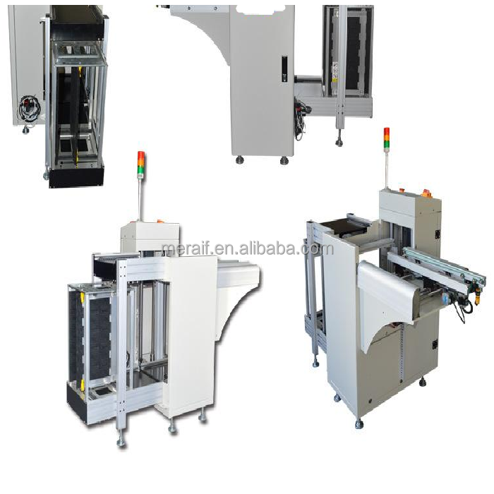 Factory directly supply Automatic SMT PCB magazine loader with PLC central control