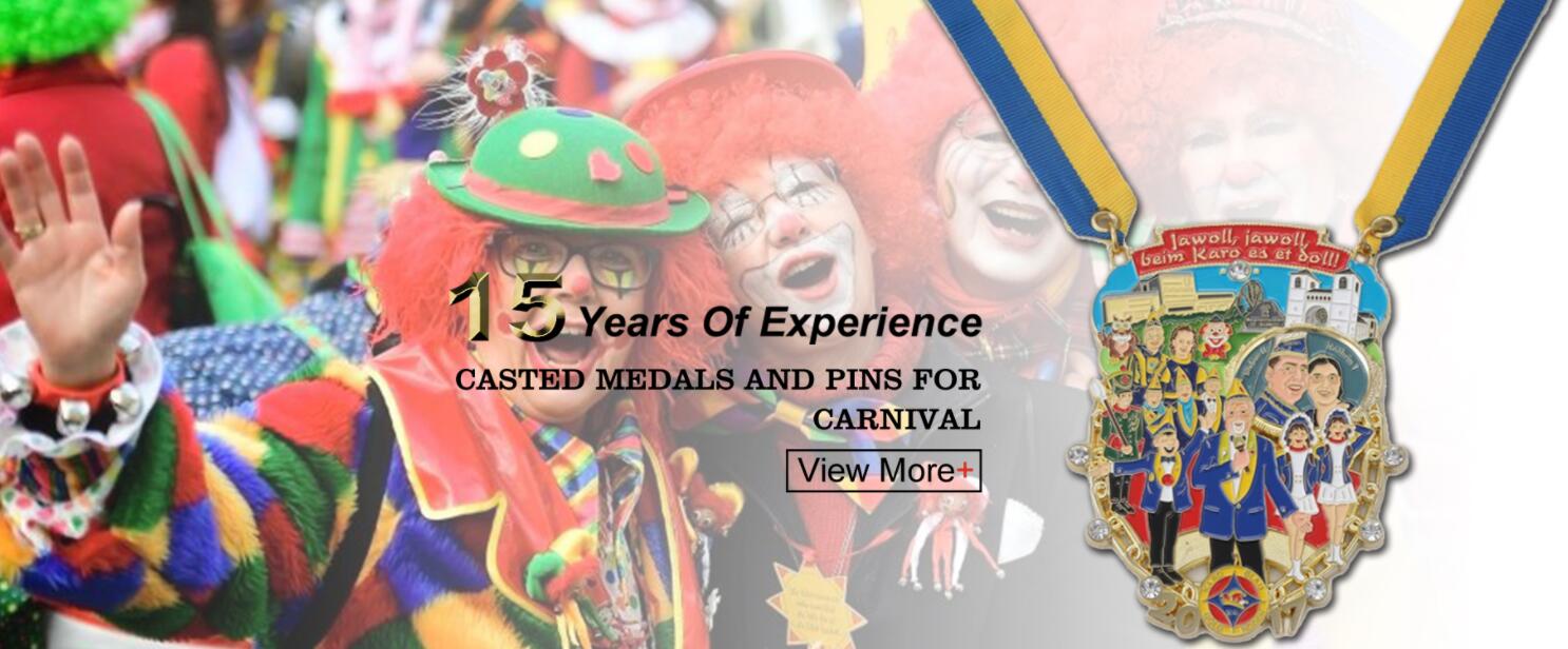Carnival Personalized Race Medals Zinc Alloy Karnevalsorden Spinner With Lanyard