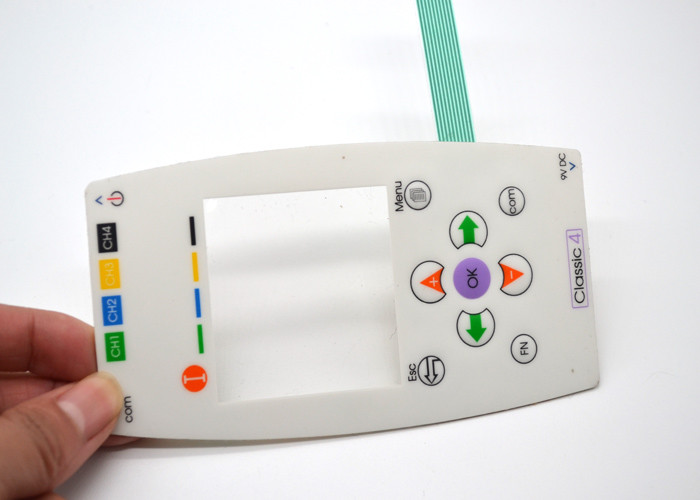 ISO9001 Embossed Button 0.2mm Keyboard Membrane Switch