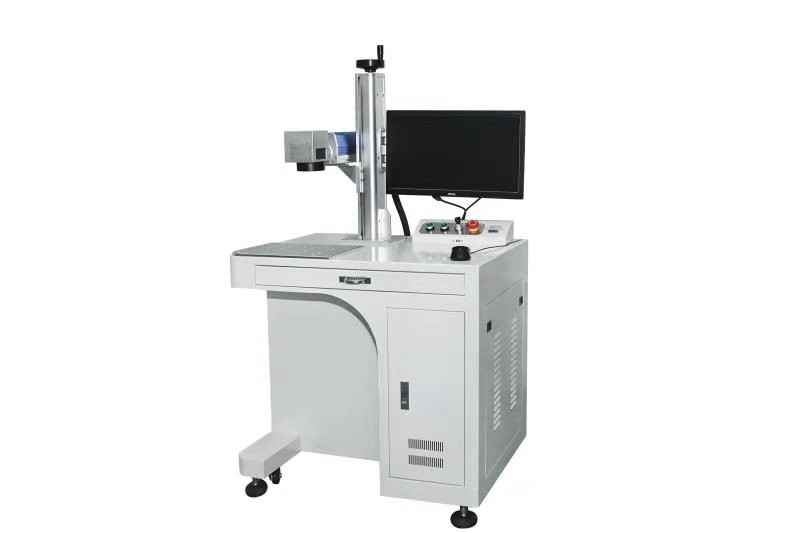 Desktop type fiber laser marking machine price for serial number plate laser marking machine jewelry chain making