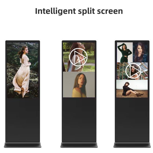 Android System Digital Signage with Infrared Touch Screen Multi-OS Support and Full HD Resolution for Interactive Advertising