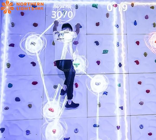 Quality Activate Climb Game Interactive Projection Active Rock Climbing Wall for sale